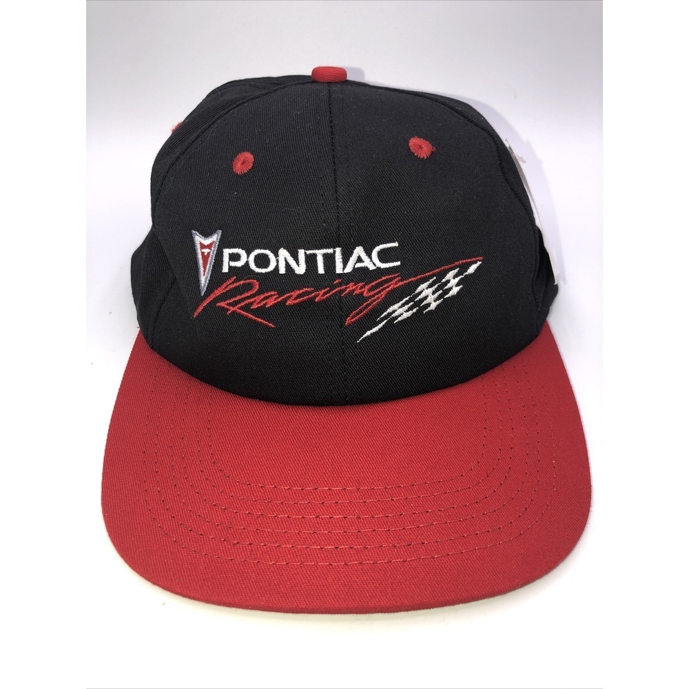 Pontiac Racing K-Products Snapback Cap Red Black Hat New W/tag